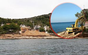 BETONIRAO NA ZAŠTIĆENOM OBALNOM POJASU Na Murteru ilegalno sazidao objekt i zaradio kaznenu prijavu!