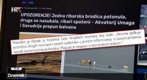 HND zaključio: "HRT je prekršio Kodeks časti hrvatskih novinara kad je prenio sadržaj Morskog HR bez navođenja izvora"