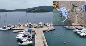 Stigao odgovor Državnog inspektorata na skidanje pečata u ilegalnoj marini u Tisnom: "Ispitujemo vlasnike brodova, obratite se Ministarstvu mora i Carini"