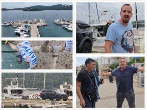 U ILEGALNOJ MARINI U TISNOM SKINULI PEČAT INSPEKCIJE Na novinare Morskog nasrnuli njemački gosti, vlasnik zapisivao naše podatke, pokušali nam oteti i kameru!