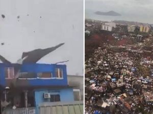 ZASTRAŠUJUĆI PRIZORI Ciklon sravnio sa zemljom čitav otok - Stotine, možda i tisuće poginulih!