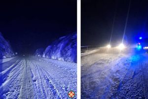Krenuli od Gračaca prema Kninu unatoč zabrani pa autom zepeli u snijegu! U pomoć stigao šibenski HGSS
