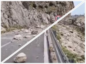 Ogromne stijene srušile se na cestu imeđu Makarske i Vrgorca