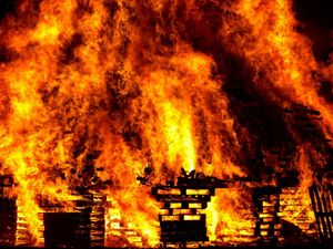 Izgorjela drvena kuća u Premanturi