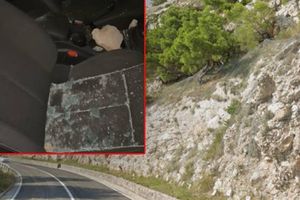 Opasan odron na Jadranskoj magistrali: "Pukom srećom prošlo bez ozbiljnijih ozljeda vozača"