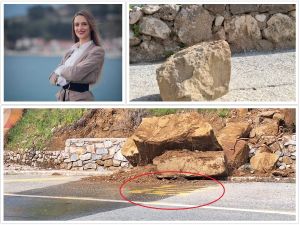 Načelnica Podgore: "Stalno upozoravam Hrvatske ceste na odrone i ne daj Bože da se nešto dogodi jer ne znam kako bi se nosila s tim!"
