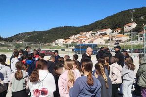 Biciklijada učenika u Pučišćima