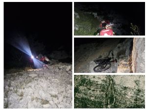 HGSS spašavao turiste bicikliste iznad Orebića: "Uvjeti su bili teški, krševit teren, noć"