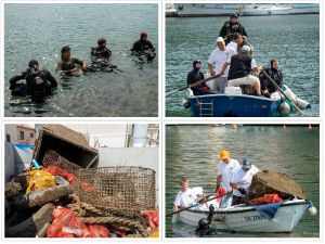 Više od 10 kubika otpada izvađeno iz podmorja u Bakru!