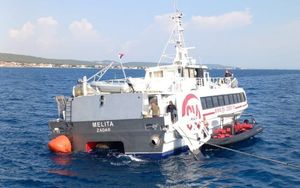 Melita dotegljena u zadarsku Gaženicu: "Slijedi ispumpavanje goriva!"