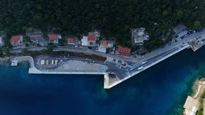 FOTO Na gradilištu luke Ubli na Lastovu dovršeni svi radovi osim priključka struje i vode