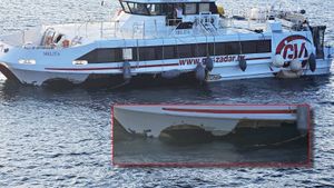 FOTO Pogledajte što je ostalo od katamarana! Melita dotegljena u šibensko brodogradilište -  Brodar se obratio putnicima...