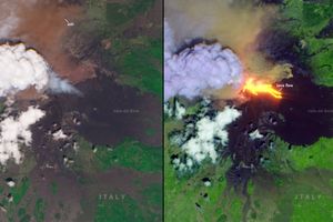Pogledajte kako erupcija Etne izgleda iz svemira