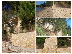 ŠTO INSPEKCIJA ČEKA? U Loparu na Rabu grade velike zidine prema ilegalnim objektima uz more. Općina: "Obavijestili smo građevinsku inspekciju još prošle godine!"