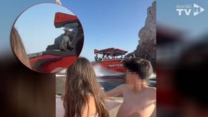 VIDEO Gliserom se zaletio između hridi kod Dubrovnika i umalo napravio tragediju obitelji u čamcu! Kažnjen je novčano, a plovilo nije oduzeto