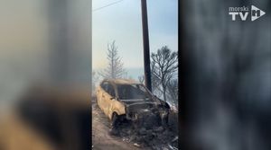 VIDEO Drama između Makarske i Omiša - Izbio novi požar, 250 vatrogasaca na terenu!