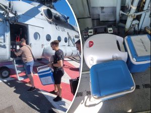 LET ZA NOVI ŽIVOT Helikopterom HRZ-a transportirano srce iz Splita u Zagreb