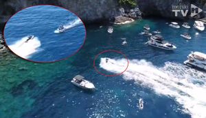 VIDEO Policija traži luđaka koji se kod Koločepa jet skijem zaletio među nautičare i kupače: "Mislimo da ima ozlijeđenih!"