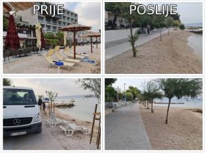 ČISTKA U PODSTRANI Komunalni redari uklonili ostavljeni otpad: "Napuštenim ležaljkama, suncobranima i ručnicima nije mjesto na plažama"