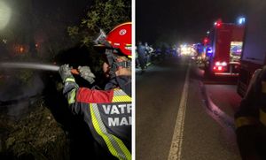 Požar na padinama Biokova izbio po jakoj buri: "Gasilo ga preko 80 vatrogasaca"