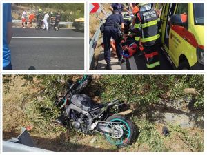 BUDITE OPREZNI U PROMETU! Makarski vatrogasci objavili dramatične kadrove nakon slijetanja motociklista