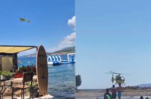S plaže u Klenovici helikopterom u KBC Rijeku prevezeno dijete