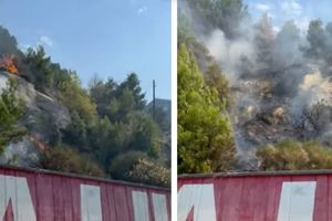 Vatra buknula uz Jadransku magistralu: "Dobro je, ovdje nema opasnosti!"