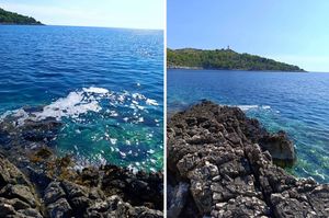 Bijela pjena svuda uokolo Lastova: "Ne znam kome bi se više obratila" - Evo što su vrlo vjerojatni razlozi