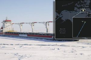 Nizozemski brod nasukan tijekom plovidbe kroz Sjeverozapadni prolaz