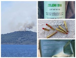 MORH priznao da su požar na Žirju uzrokovale vojne vježbe, oglasili se i o eksplozivnim sredstvima, razasutim po otoku