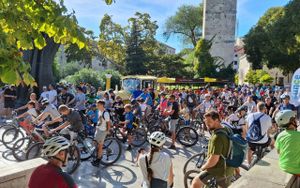 Uspješna 14. Splitska biciklijada: "216 biciklista i oko 300 ljudi na zabavnom programu u Đardinu"
