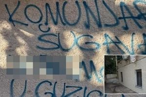 NA TROŠAK STANARA Uklonjen odvratan grafit sa zgrade splitskog novinara Jurice Pavičića