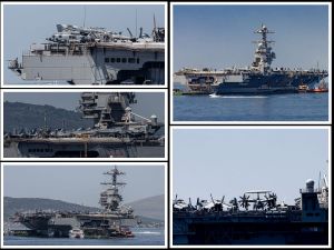 FOTO Pogledajte kako izgleda najveći vojni brod na svijetu ispred Splita