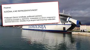 Predsjednik strukovnog sindikata pomoraca Jadrolinije u osebujnom priopćenju: "Ku*čina, a ne reprezentativnost"