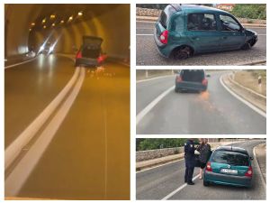 VIDEO Žena kod Šibenika kilometrima vozila bez guma: Policija: "Uhićena je!" Pogledajte što je ostalo od automobila!