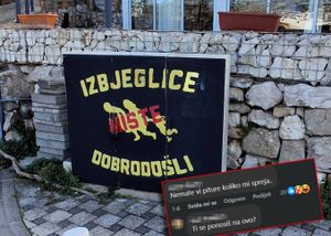 ŠTO SE DOGAĐA? Strašni grafiti u Rogoznici upućeni protiv izbjeglica: "Nismo izvukli nikakvu pouku i prenijeli je na generacije rođene u ratu i nakon njega"