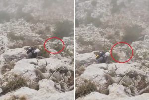 VIDEO Pogledajte snimku alpinista na Biokovu, ispod kojeg se odlomila stijena i pokrenula odron!