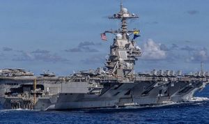 Rusi danima prate američki nosač aviona u Karipskom moru