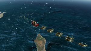 VIDEO NORAD satelitski prati vožnju Djeda Božićnjaka već 70 godina