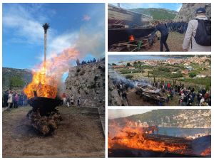 Užgan oganj svetog Mikule: Komiški plamen starih brodica spojio stoljeća ribarske tradicije