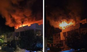 Požar stana u Kaštel Novome: "Vatra se brzo proširila"
