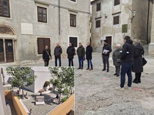 Uređuje se trg Cimiter u staroj gradskoj jezgri Senja