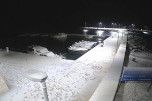 VIDEO Snijeg je jučer zabijelio i Unije, prošećite snježnim kalama!