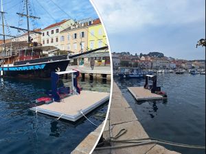 EKOLOŠKI PIONIRI Lučka uprava Mali Lošinj postavila ponton s filterima za pročišćivače ulja i zauljenih voda!
