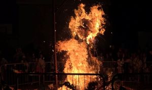 U brojnim mjestima južne Istre na pokladni je utorak spaljen Pust