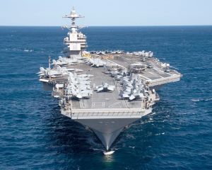 USS Gerald R. Ford s Krete prema Splitu krenuo ranije nego što je planirano