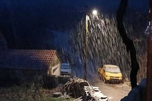 U Konavlima sinoć pao snijeg