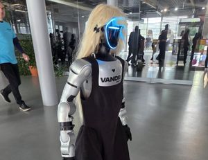 Ovo je Tonka, prvi hrvatski humanoidni robot koji se družio s učenicima u Pazinu!