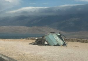 Bura na Pagu doslovno razorila kućicu u kojoj se prodavao sir