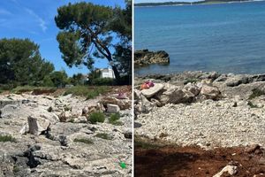 POPUT ČETNIČKIH BARIKADA 90-ih - Ogradili kamp velikim gromadama stijena u Medulinu: "Sve da se ne može pješke obalom bez penjanja!"